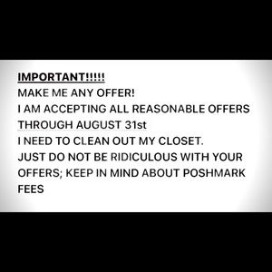 VERY IMPORTANT!! MUST READ!